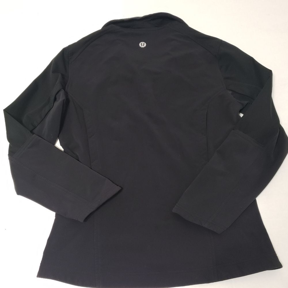 Lululemon athletica full zip Jacket Hoodie Men's sz small black - Picture 4 of 11